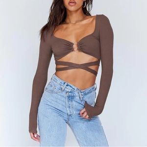 princess polly corey long sleeve top